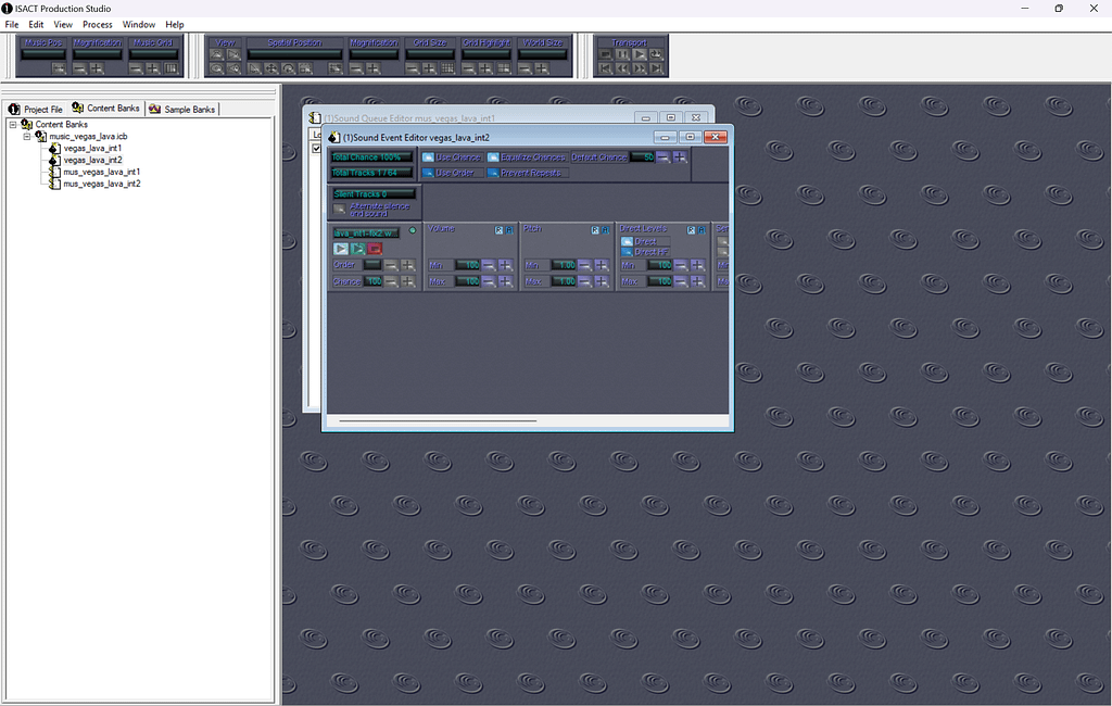 ISACT Audio Editor for CrossgenV