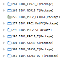 List of Package Exports